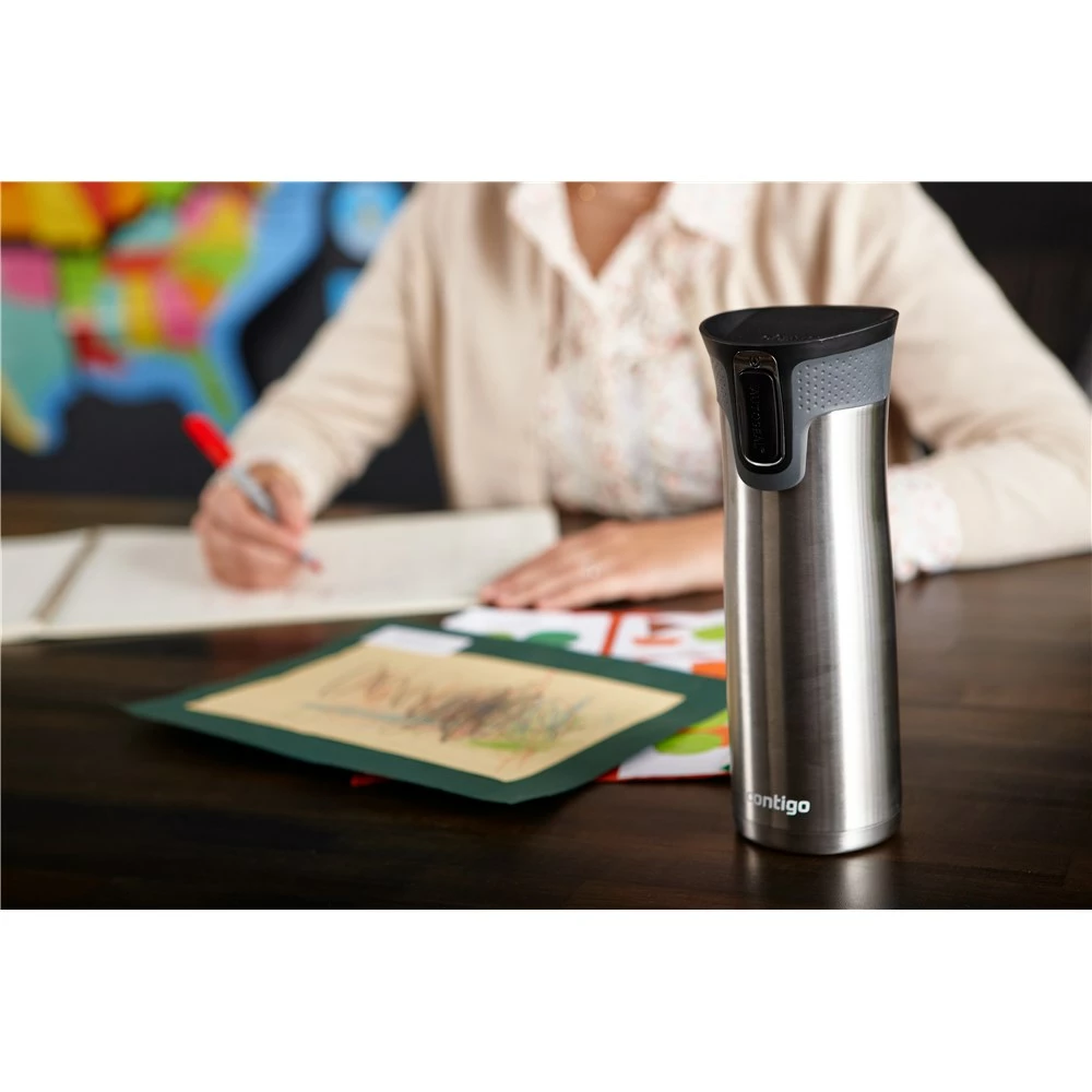 Contigo West Loop 'Autoseal' Mug Stainless Steel 591ml - Image 3