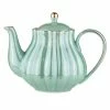 Ashdene Parisienne Pearl Teapot 950ml Aquamarine