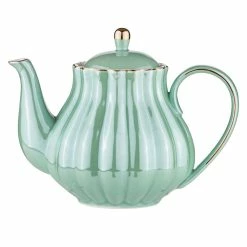 Ashdene Parisienne Pearl Teapot 950ml Aquamarine