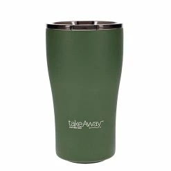 TakeAway Edit Stainless Steel Coffee Cup 500ml Khaki Green