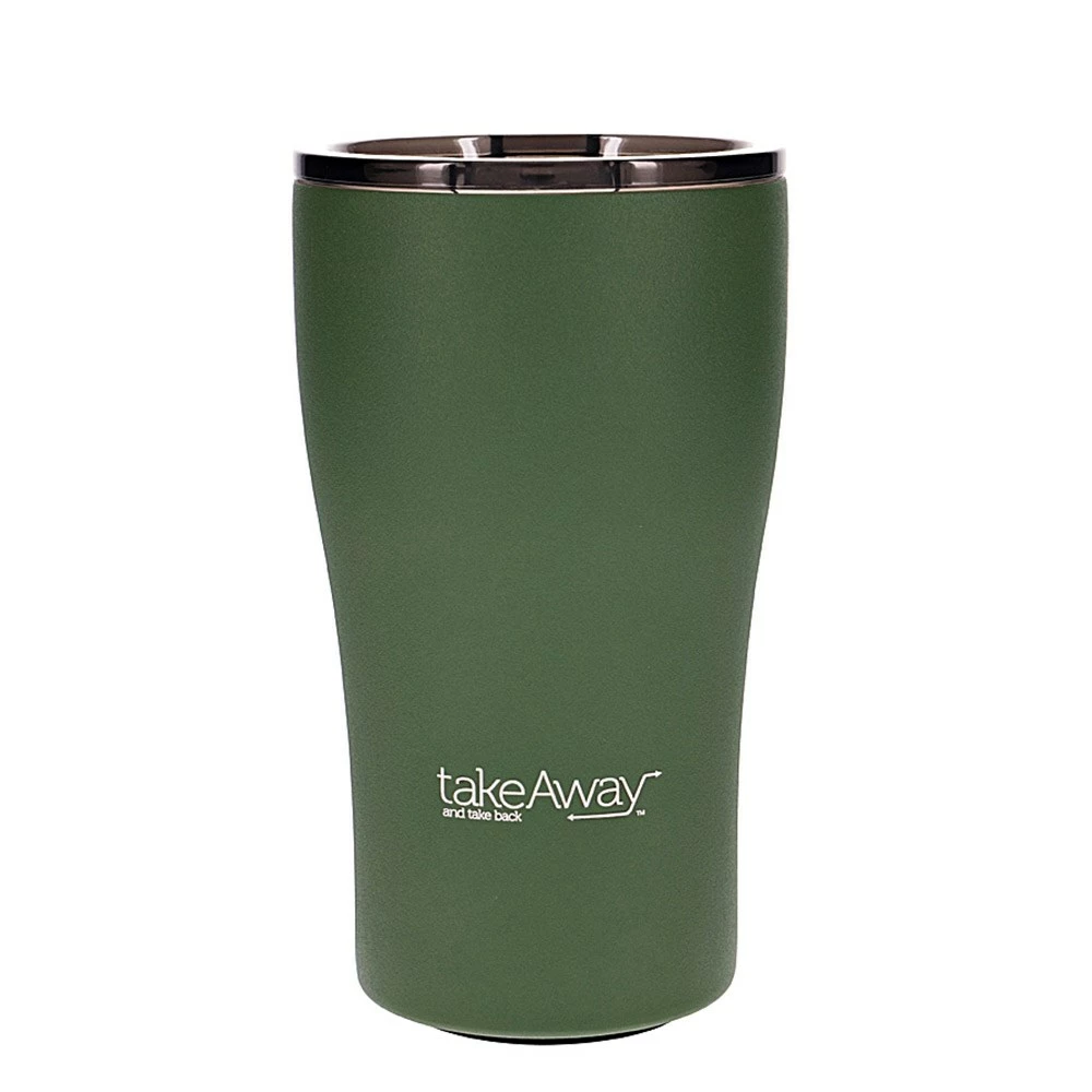 TakeAway Edit Stainless Steel Coffee Cup 500ml Khaki Green
