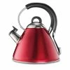 Baccarat Barista Italico Stovetop Whistling Kettle 2.2L Red