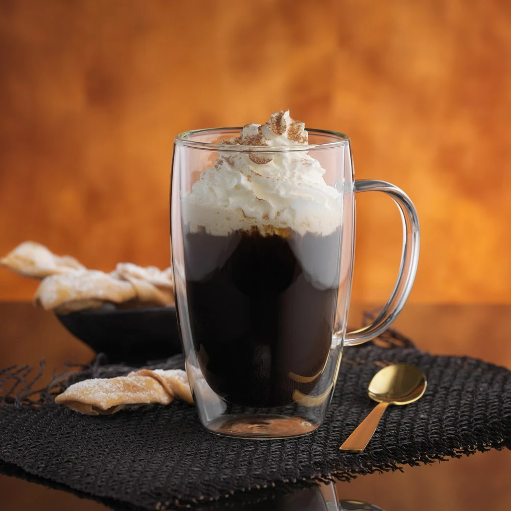 Baccarat Barista Café Double Wall Thermal Glass Mug Set Of 2 - Image 2