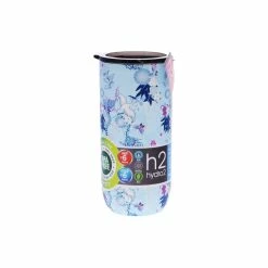 H2 Hydro2 Mizu II Stainless Steel Travel Mug 480ml Floral