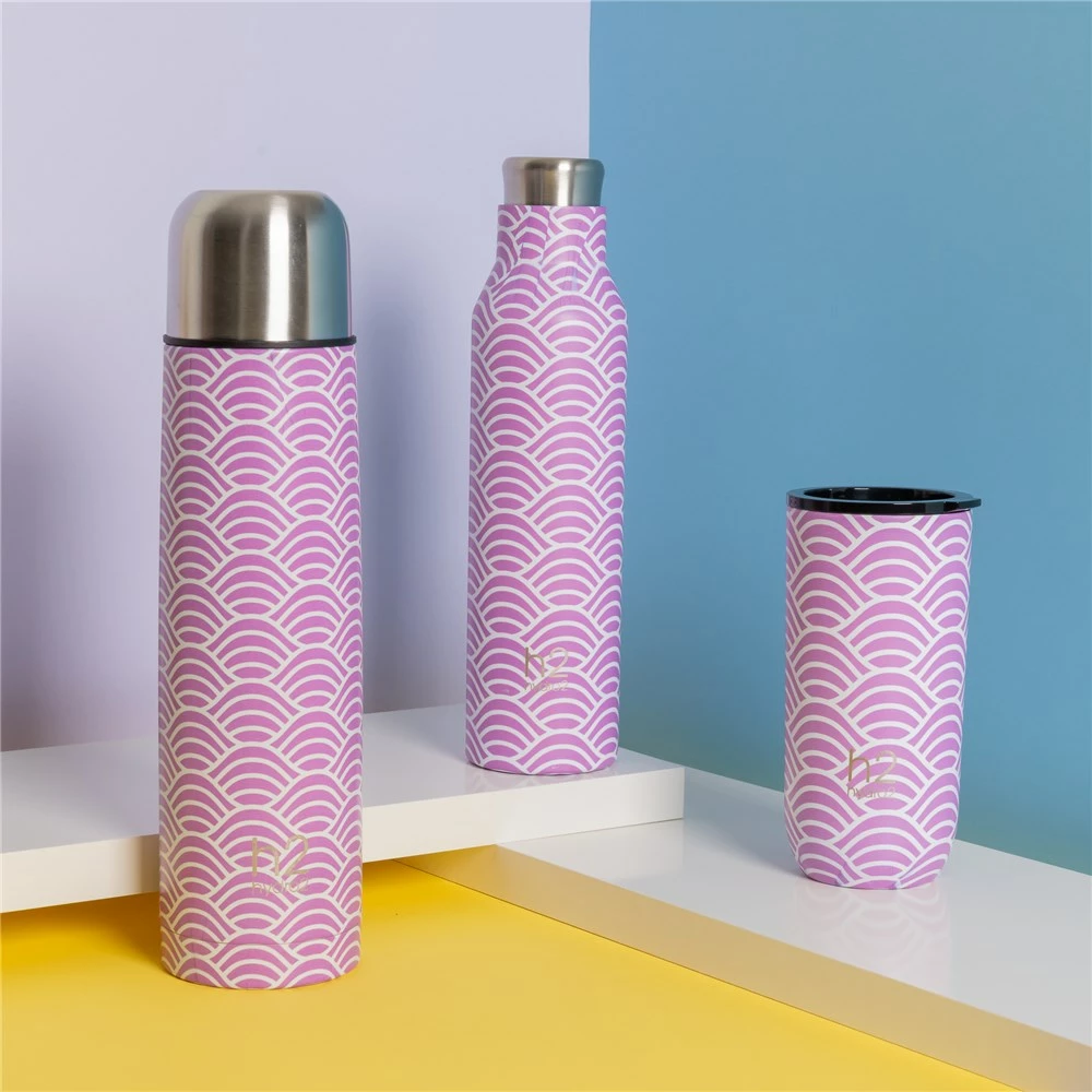 H2 Hydro2 Mizu II Stainless Steel Travel Mug 480ml Fans - Image 2