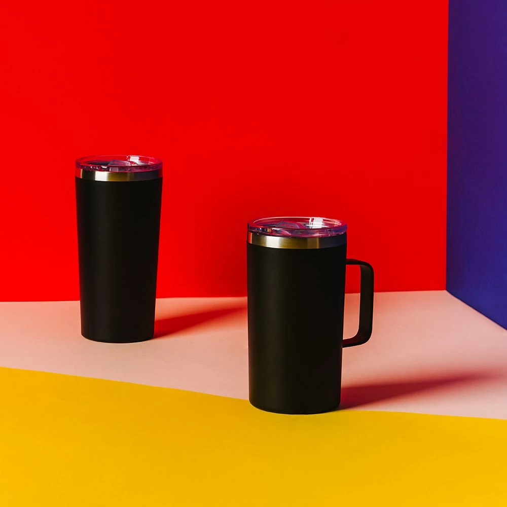 H2 Hydro2 Flash Travel Mug 500ml Black - Image 2