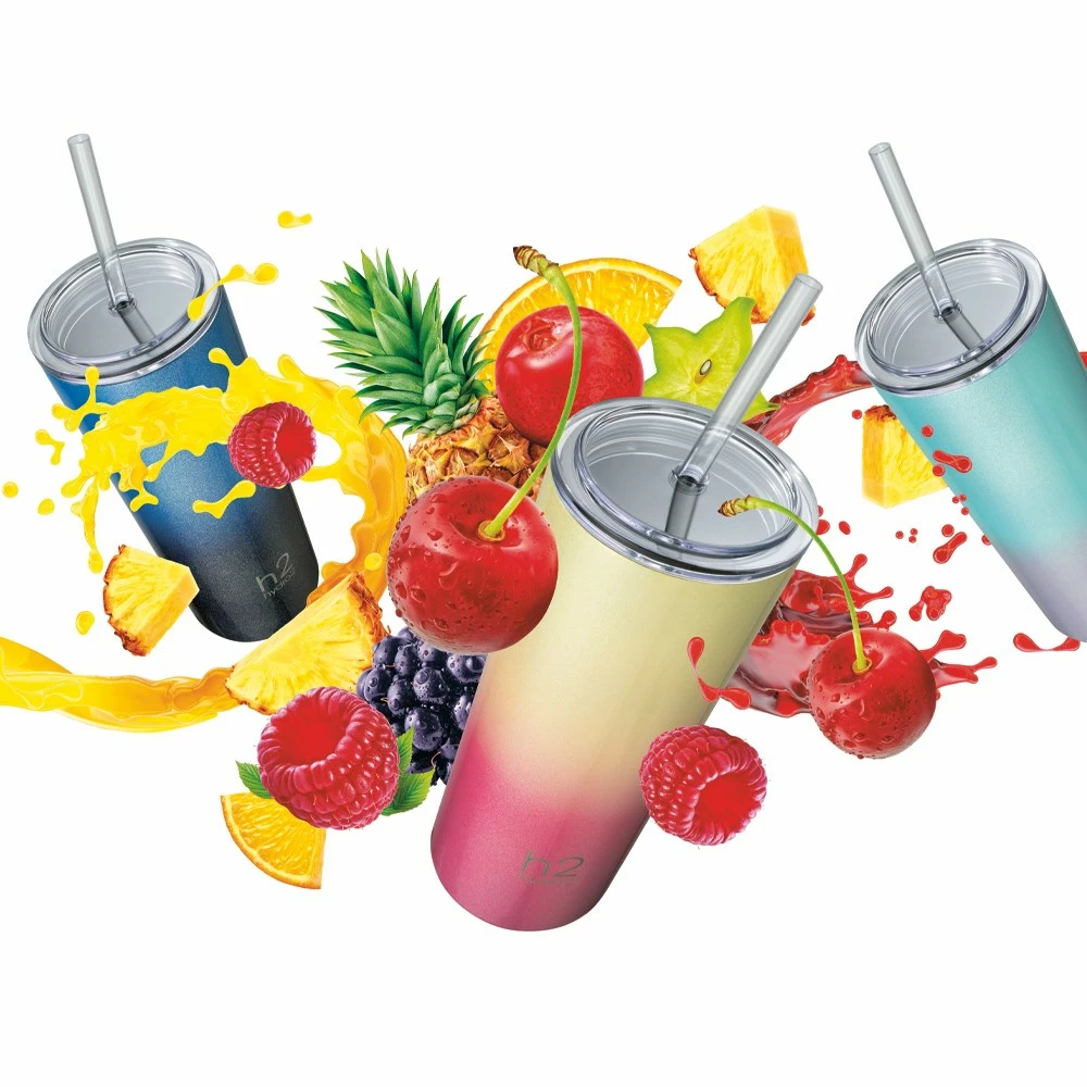 H2 Hydro2 Quench Smoothie Cup 600ml - Designs May Vary - Image 4