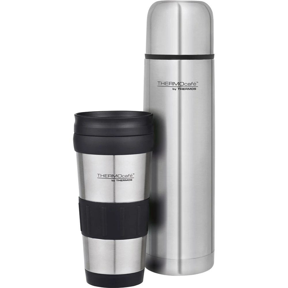 Thermos THERMOcafe Combo Pack 1L Flask & 420ml Tumbler