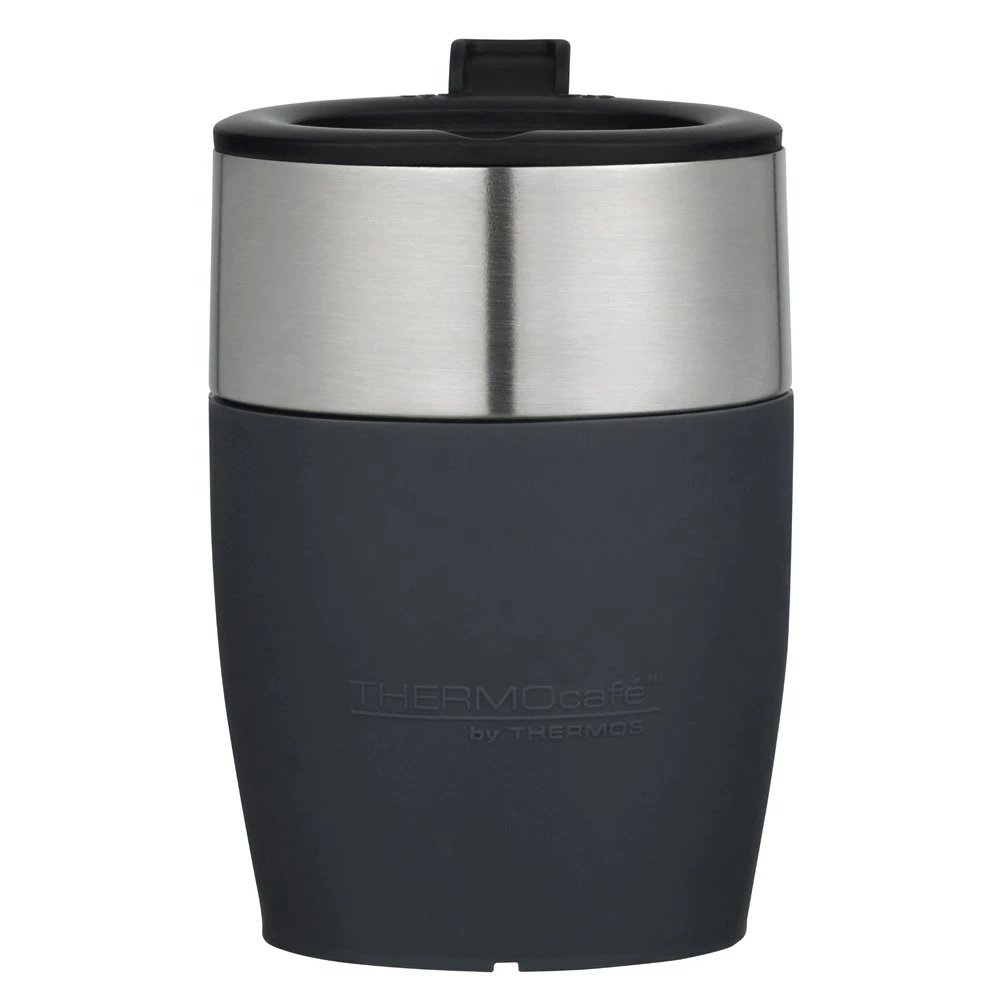 Thermos THERMOcafe Stainless Steel Double Wall Coffee Cup 230ml Grey