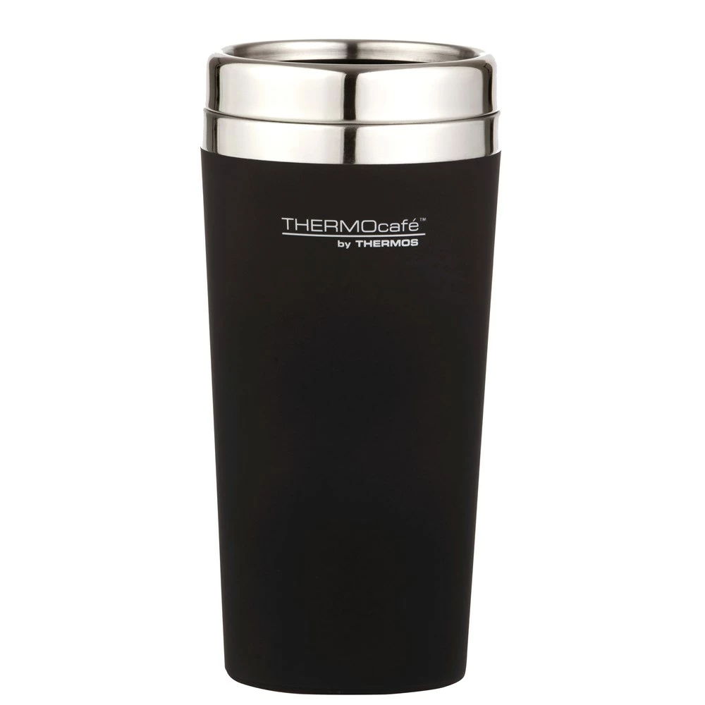 Thermos THERMOcafe Soft Touch Travel Tumbler Matte Black 420ml