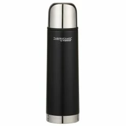 Thermos THERMOcafe Stainless Steel Slimline Flask Matte Black 500ml