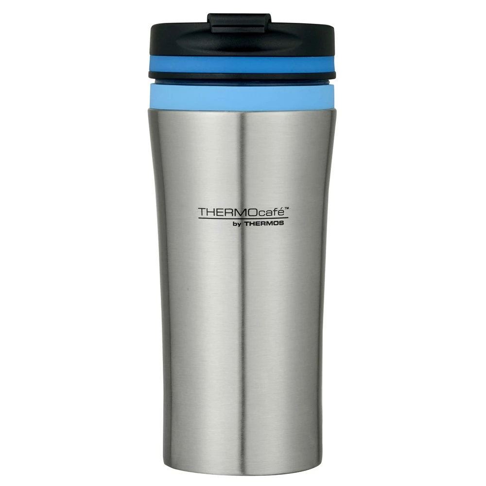 Thermos Stainless Steel Double Wall Vacuum Insulated 380ml Travel Tumbler Blue