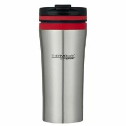 Thermos Stainless Steel Double Wall Vacuum Insulated 380ml Travel Tumbler Red