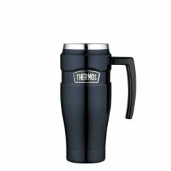 Thermos Stainless King Stainless Steel 470ml Vacuum Insulated Travel Mug Blue