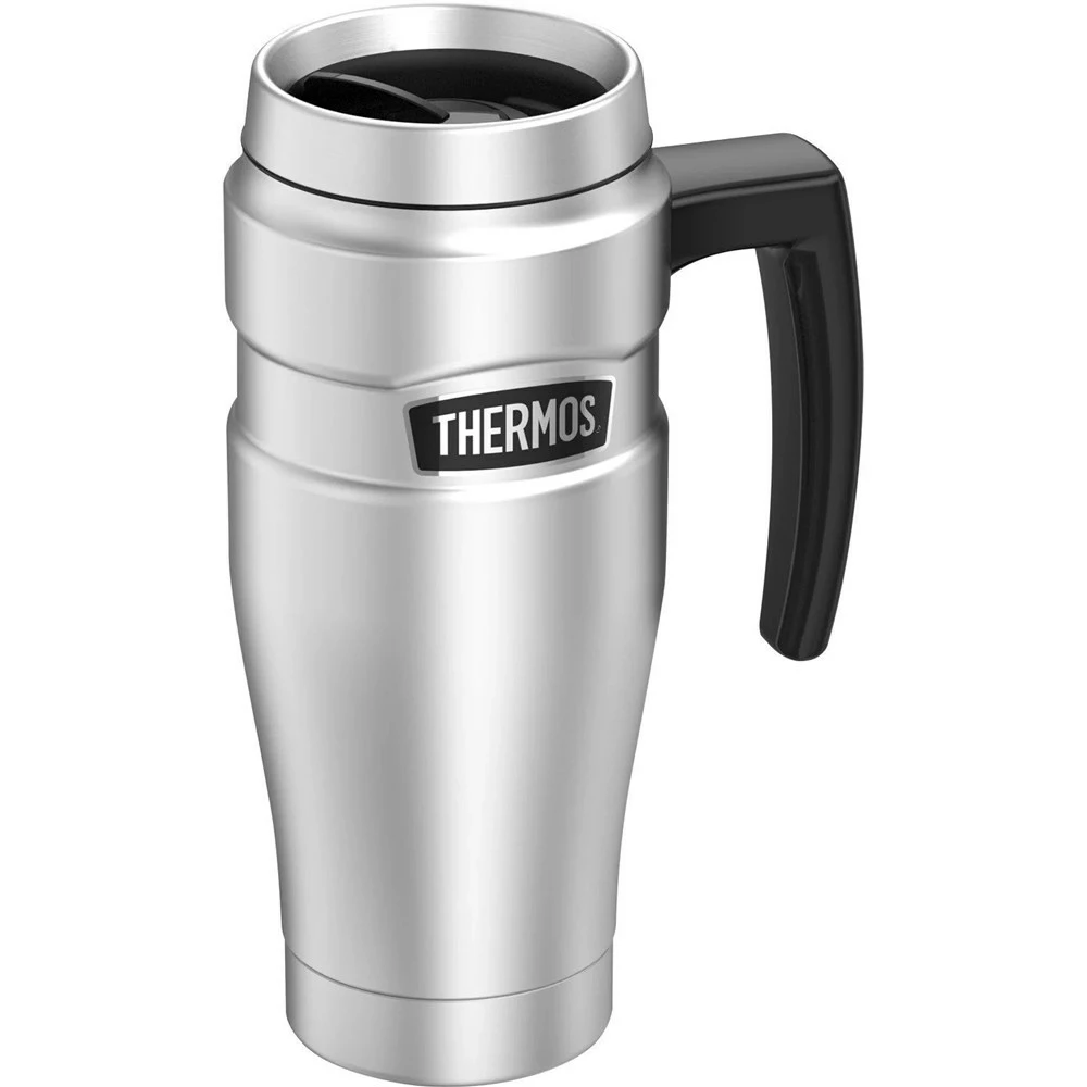 Thermos Stainless King 470ml Stainless Steel Vacuum Insulated Travel Mug – Stainless Steel