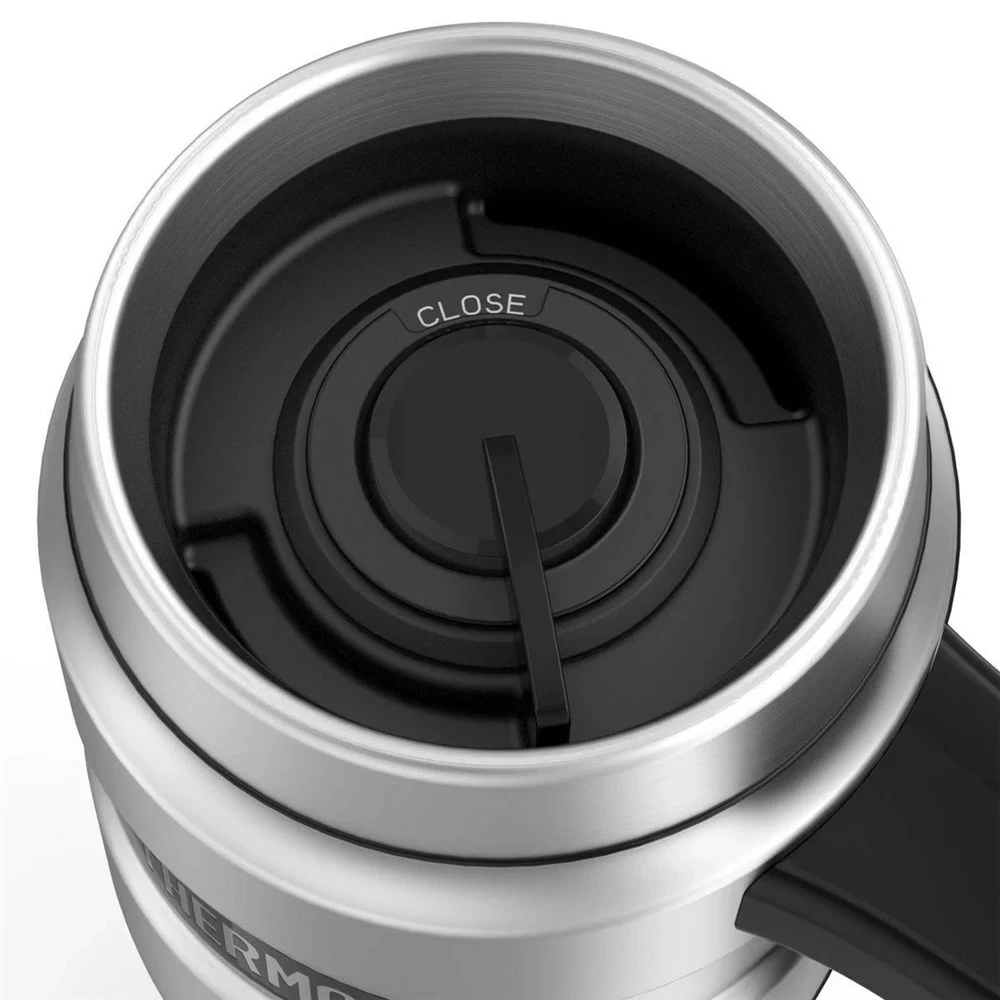 Thermos Stainless King 470ml Stainless Steel Vacuum Insulated Travel Mug – Stainless Steel - Image 2