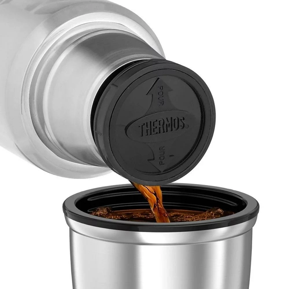 Thermos Stainless King 1.2L Beverage Flask – Stainless Steel - Image 3