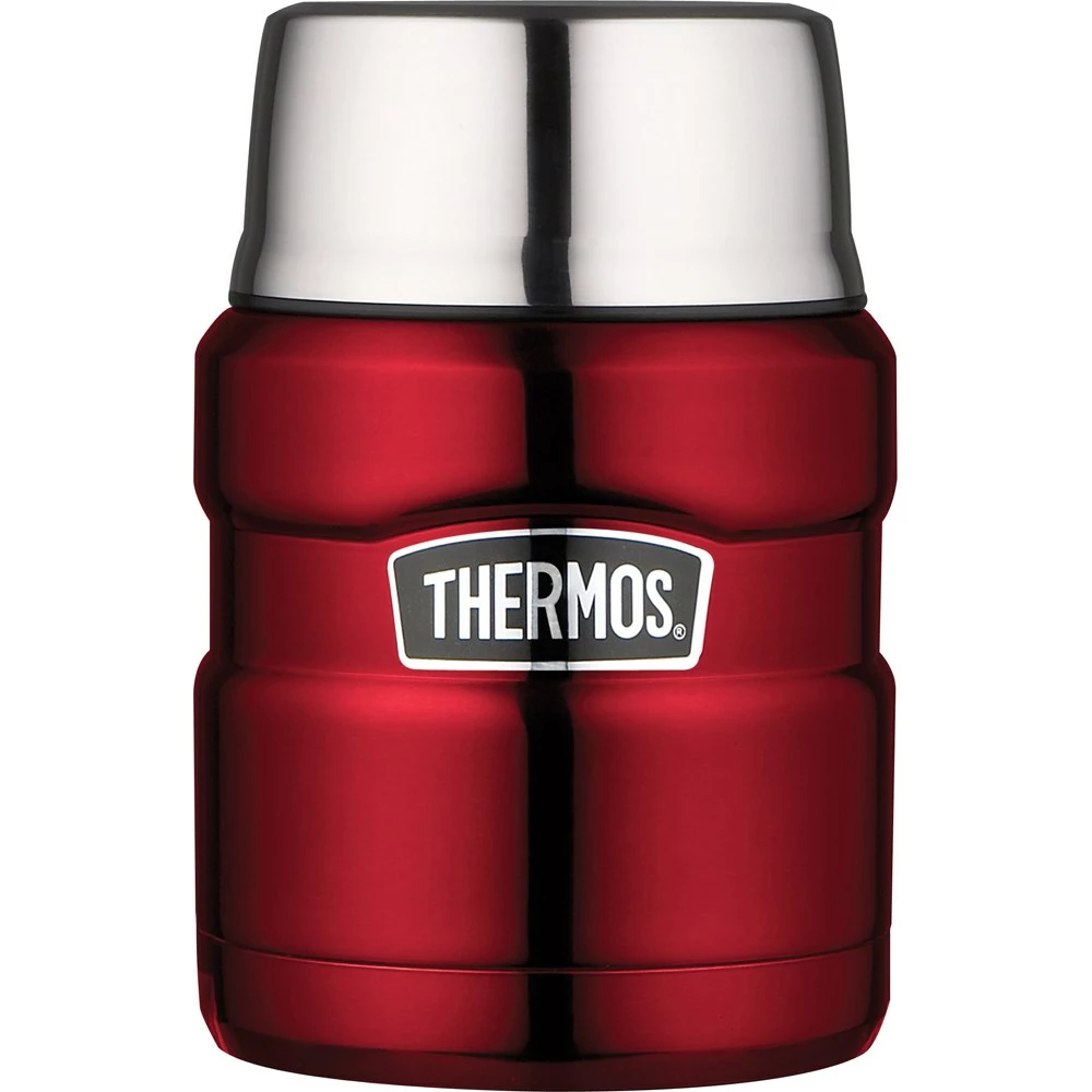 Thermos Stainless King Stainless Steel 470ml Vacuum Insulated Food Jar Red - Image 2