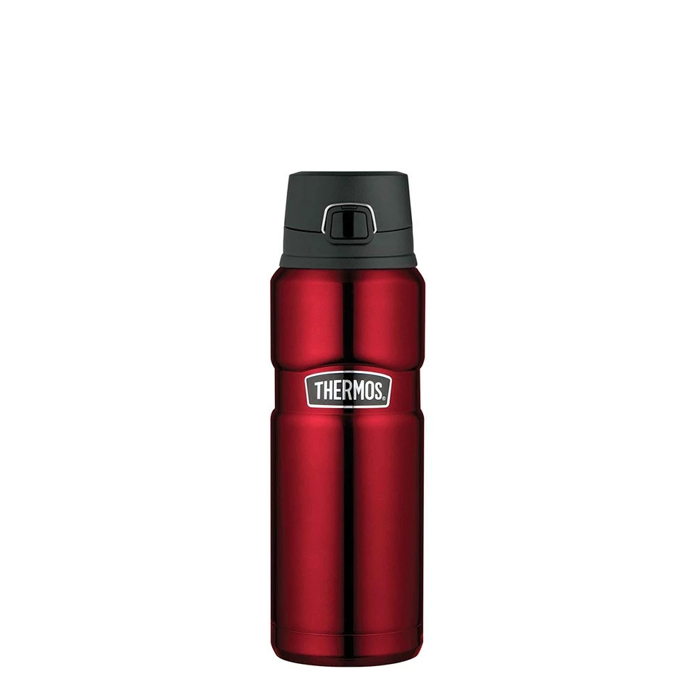Thermos Stainless King Stainless Steel 710ml Vacuum Insulated Bottle With Flip Lid Red